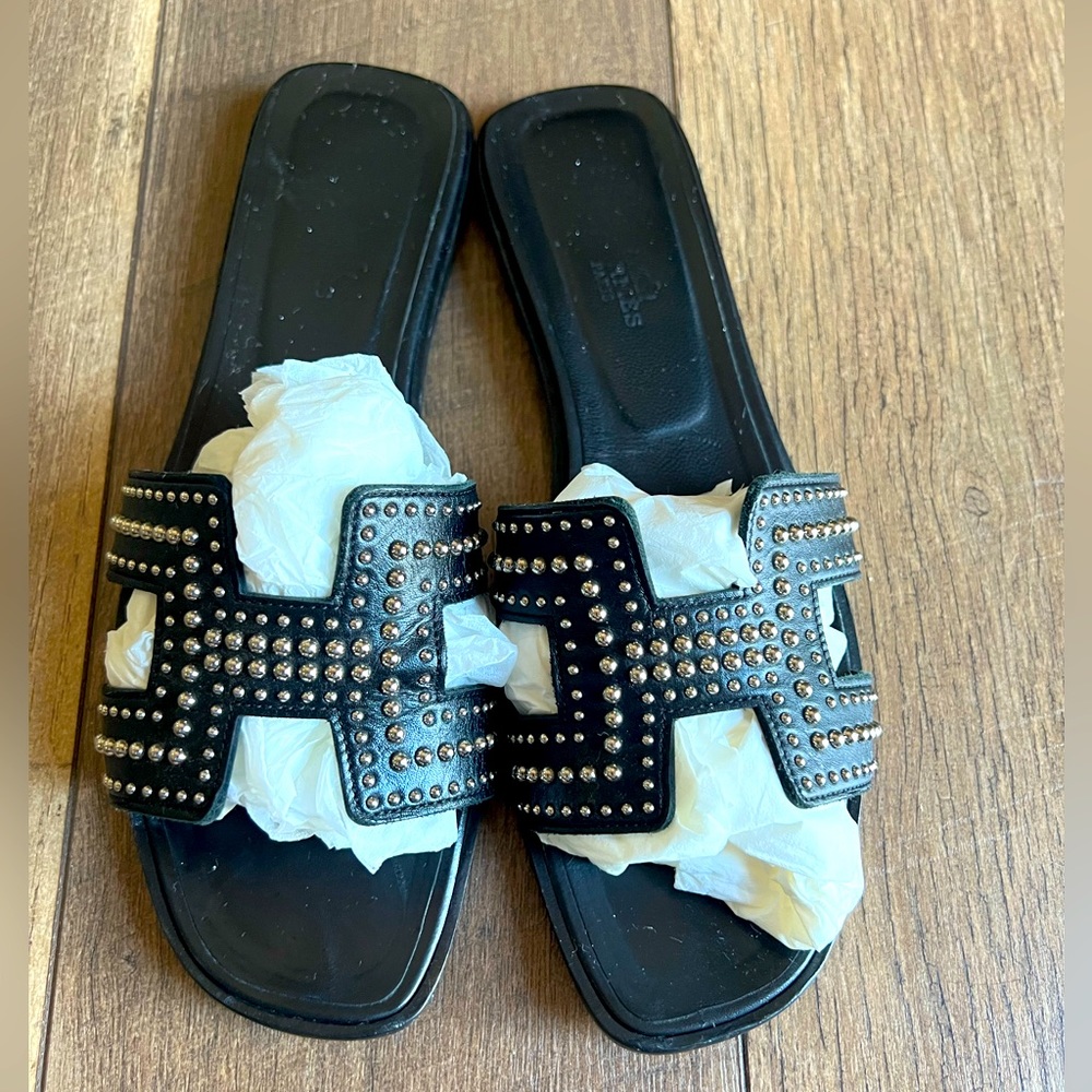 Hermes oran sandals 39.5 limited edition